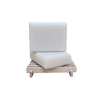 bergamot handmade bar soap white background