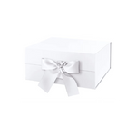 White Premium Gift Box With Ribbon