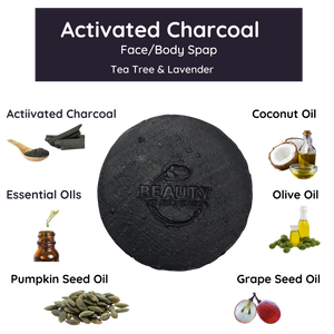 ingredients in Activated Charcoal Handmade Natural Soap Bar