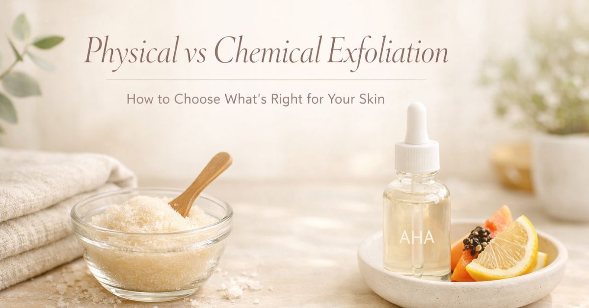 Physical vs Chemical Exfoliation: How to Choose