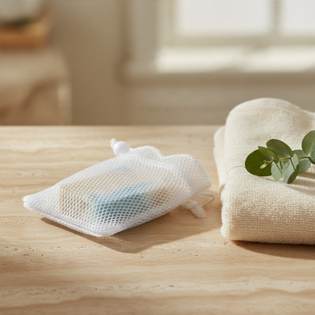 Bubble Maker soap net with a bar of soap inside (soap sold separately)