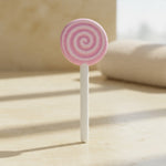 Pink swirl lollipop foot pumice