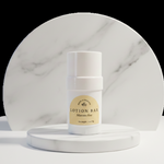 Manuka Honey Lotion bar on a marble surface with a white background