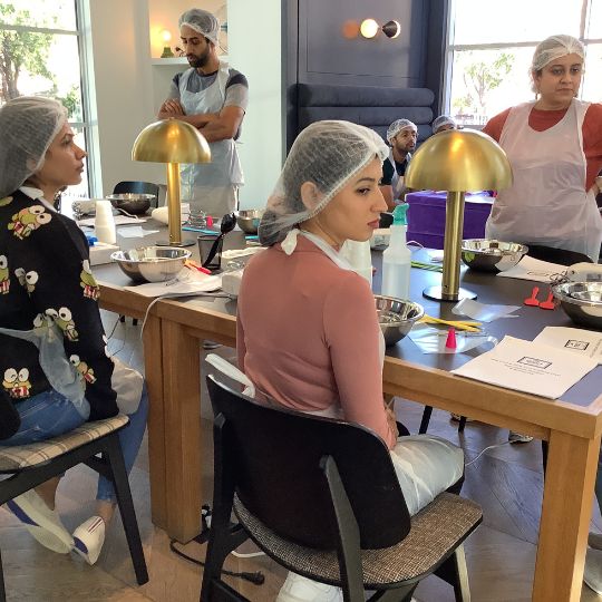 Spa Day Workshop Group of Students