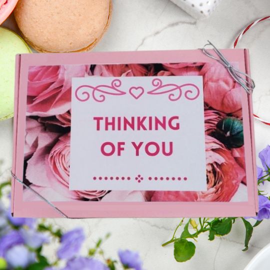 Thinking of you Spa Day Gift Box closed