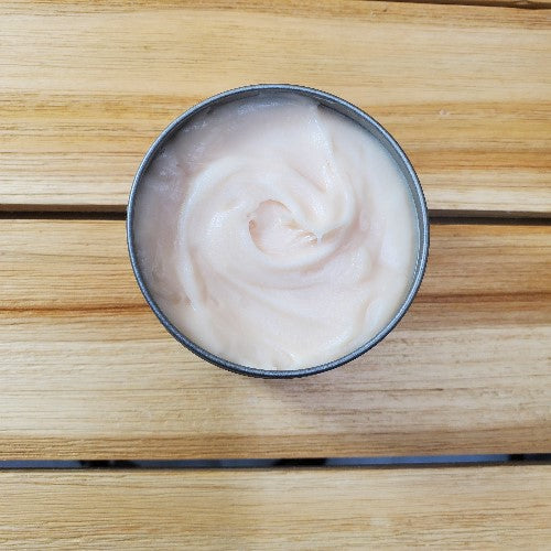 Ylang Ylang Patchouli Body Butter Tin closeup