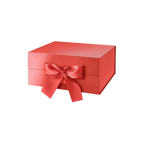Red Premium Gift Box With Ribbon
