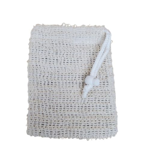 Sisal Soap Saver  white background