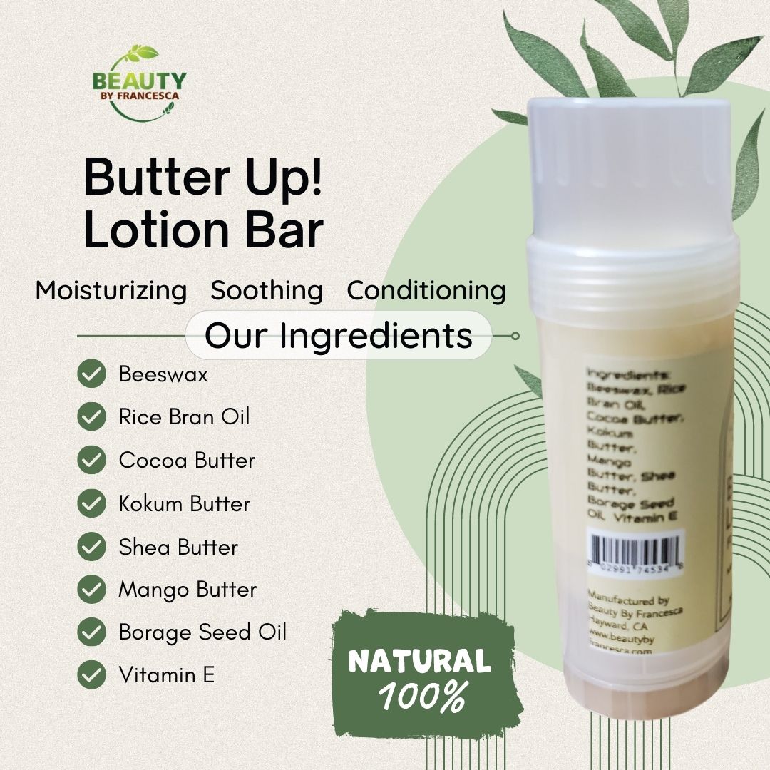 Butter up lotion bar ingredients