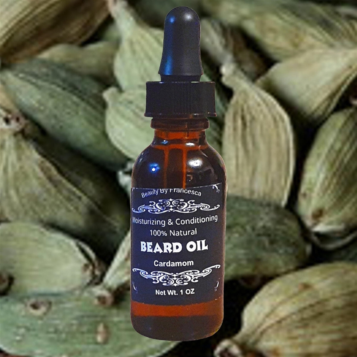 Beauty By Francesca All Natural Beard Oil Cardamom Scent