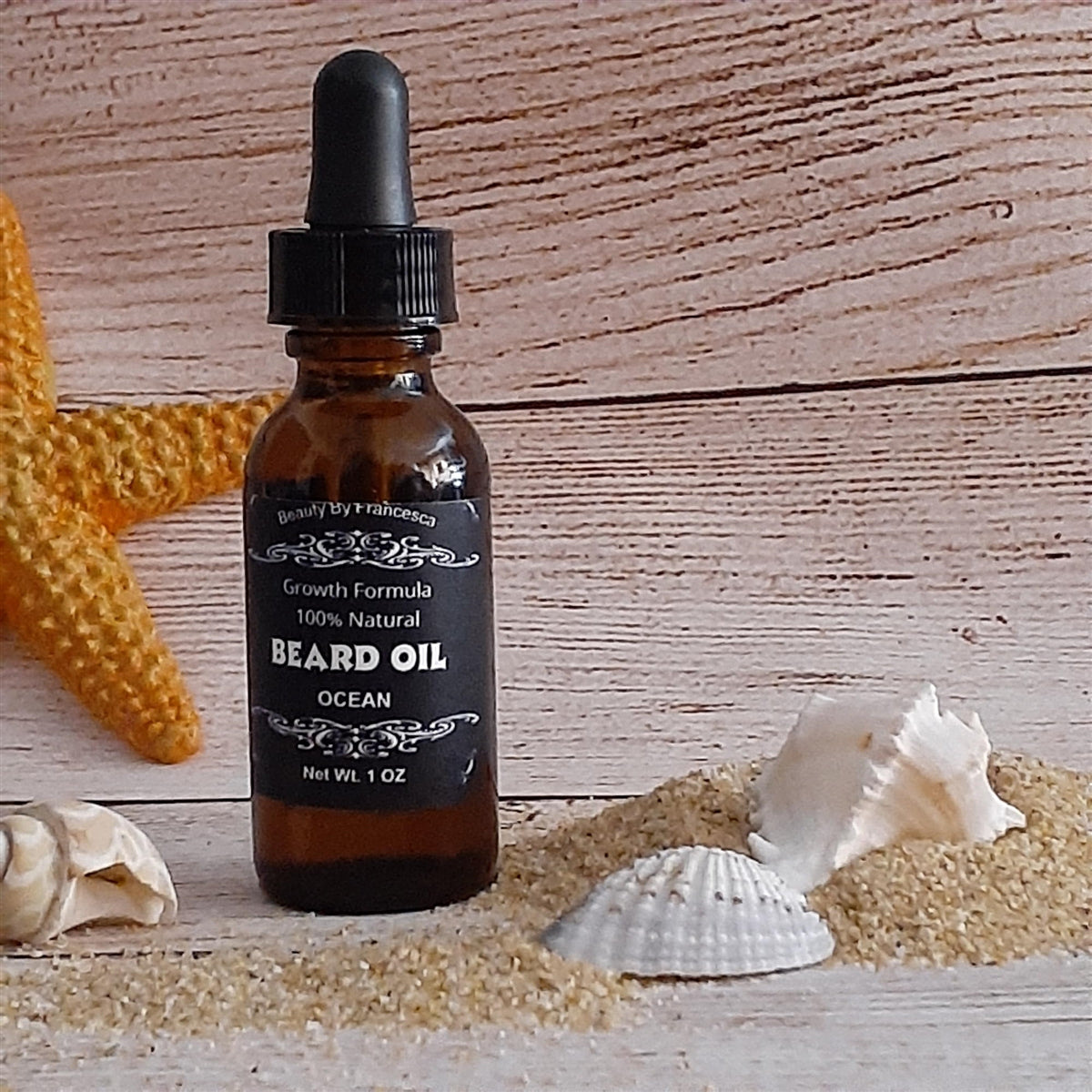 Beauty by Francesca All Natural Beard Oil Ocean  Scent