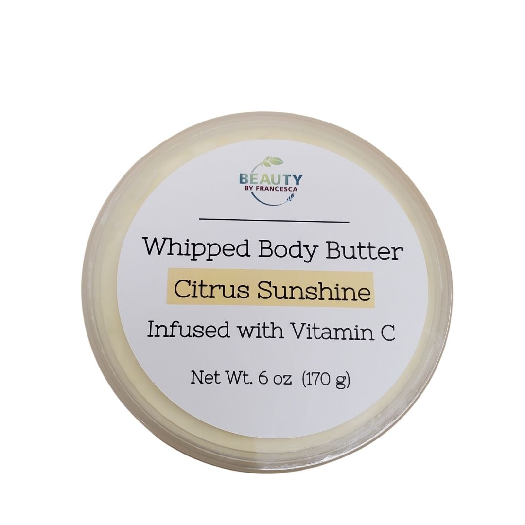 Citrus Sunshine Body Butter White Background