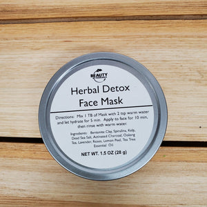 herbal detox face mask 1.5 ounces closed top view