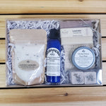 relax and unwind gift box top view