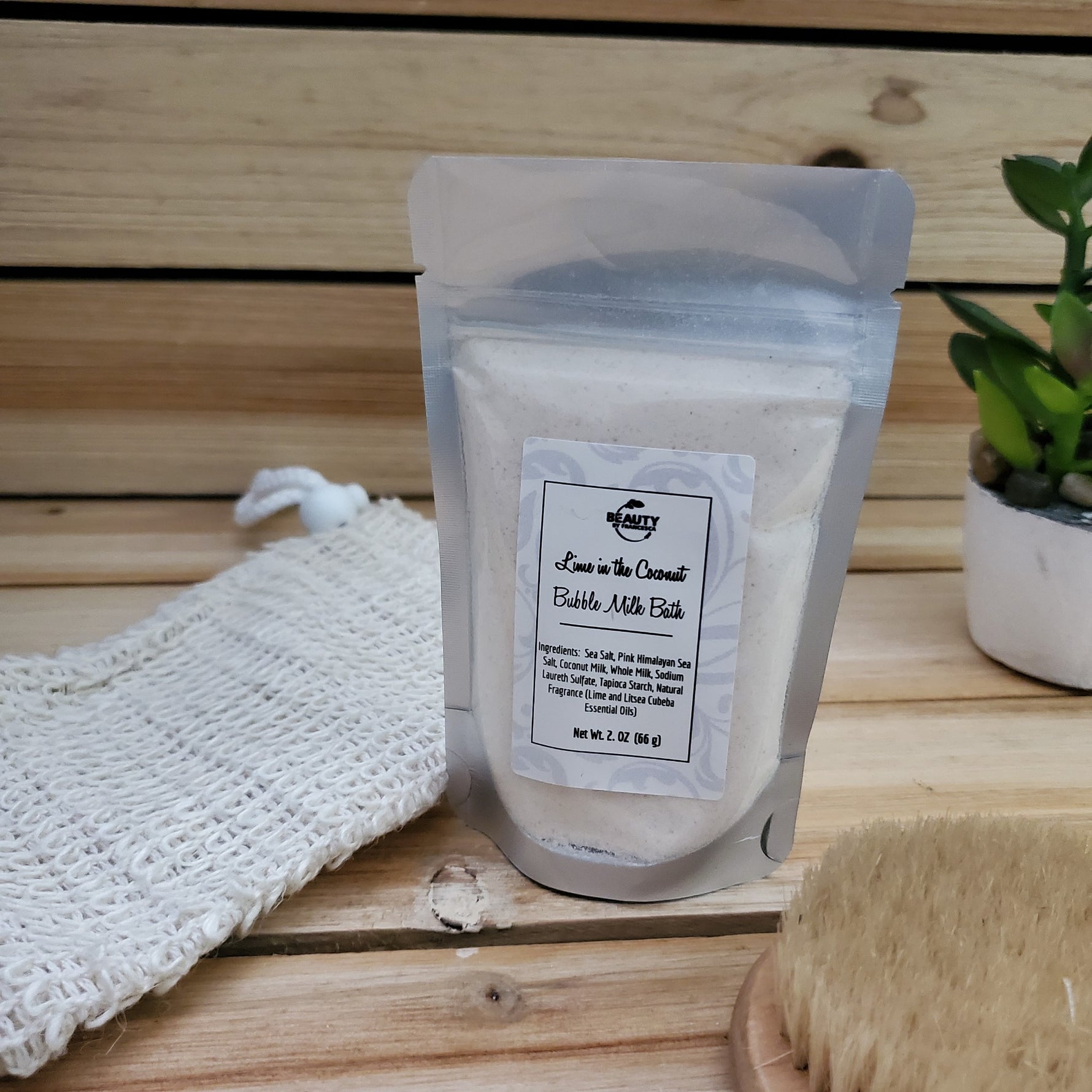 I love lavender gift box milk bath close up