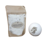 bath salt bath bomb set  lavender