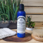 lavender body lotion with sisal and wood brush