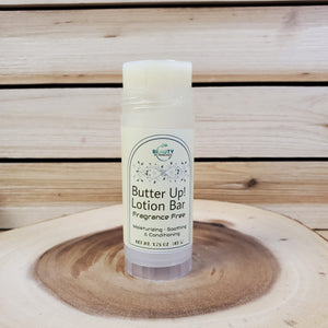 Butter up lotion bar top open