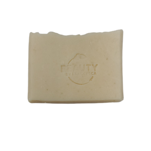 4 ounce Coco Shea Coconut Oil Soap with Beauty by Francesca with stamp Logo