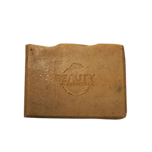 4 ounce Ginger Orange with Turmeric Handmade Soap Bar with Logo Brand in center