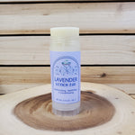 lavender lotion bar top open