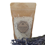 luscious lavender bath salt displayed